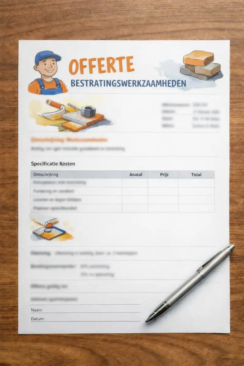 Offerte: wat moet in staan?